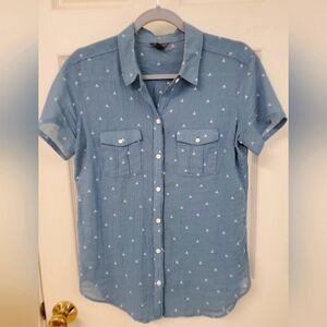 Eddie Bauer Cotton‎ Gauze Top